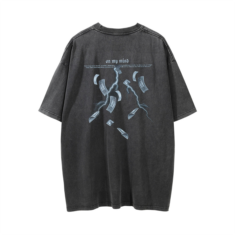 "The Money Angel" - Oversize T-shirt mit Print