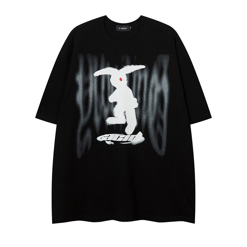 "Acid Bunny" - Oversize T-shirt mit Print