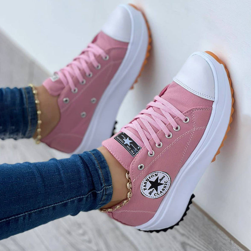 Women's Thick Canvas Shoes