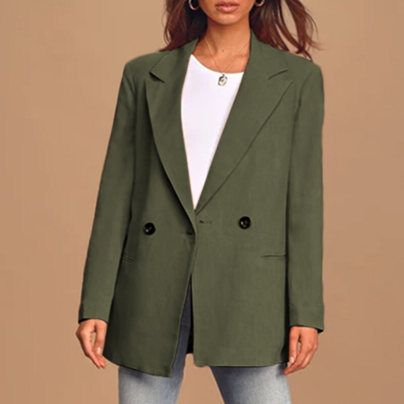 Olivia – Designer-Oversize-Blazer mit Knöpfen