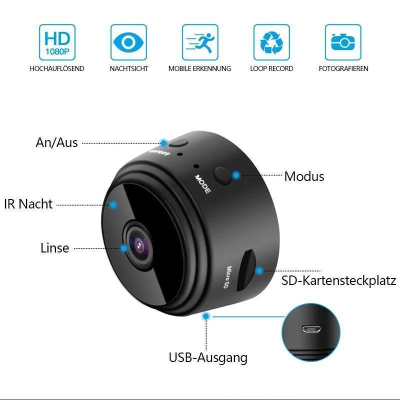 1080p magnetische WiFi-Minikamera