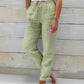 "Relaxed Line Trousers" - Lässige Frauen Leinenhose