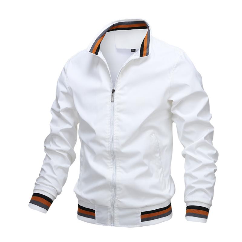 Einfarbige Herren Freizeitjacke