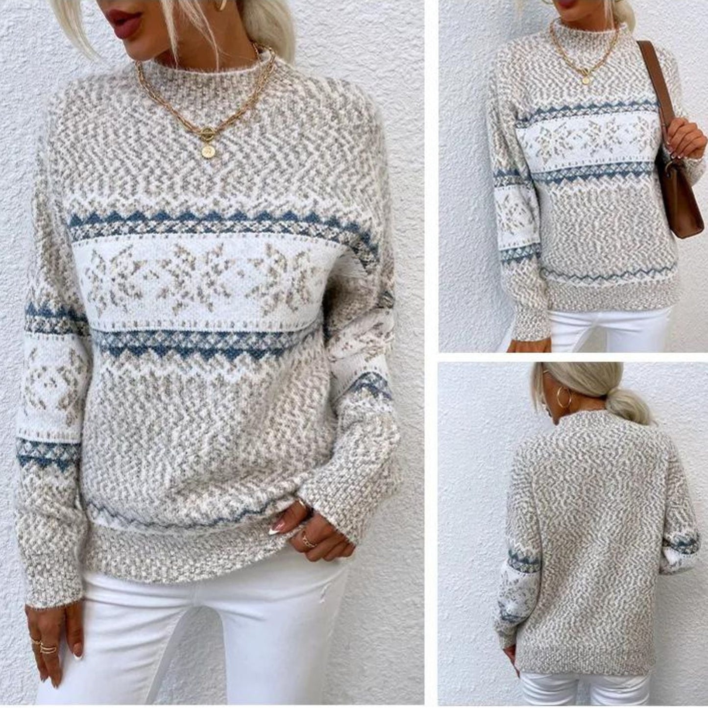 Annette™ | Handgefertigter Winterpullover