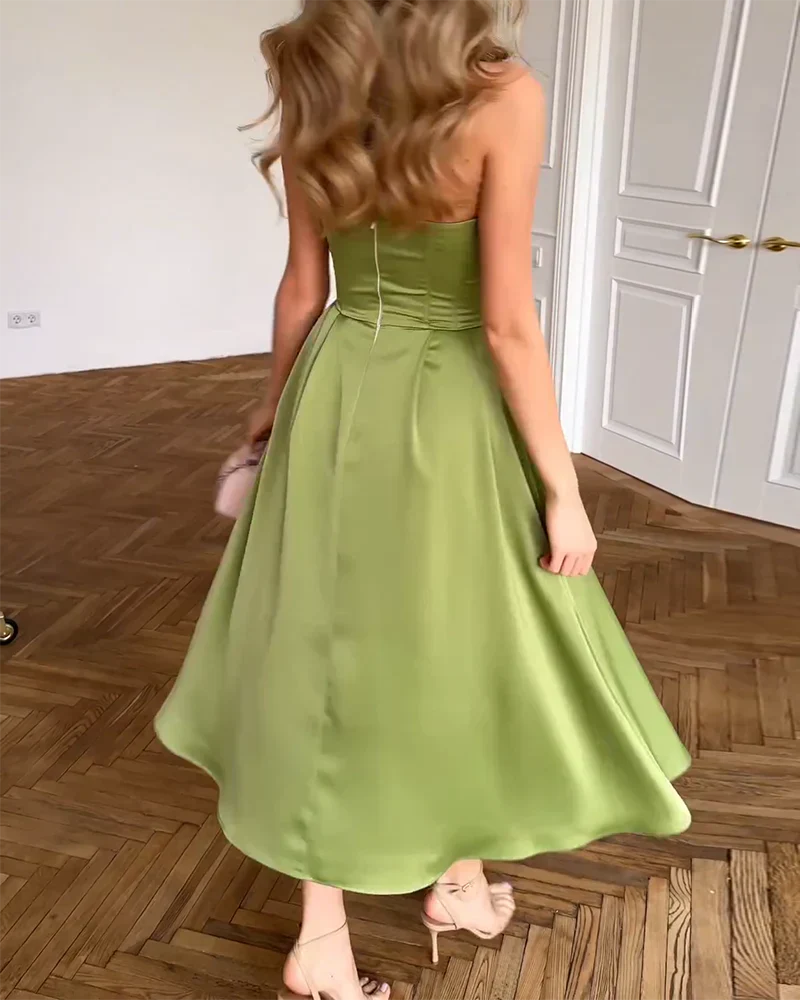 Adelina - Trägerloses elegantes Kleid