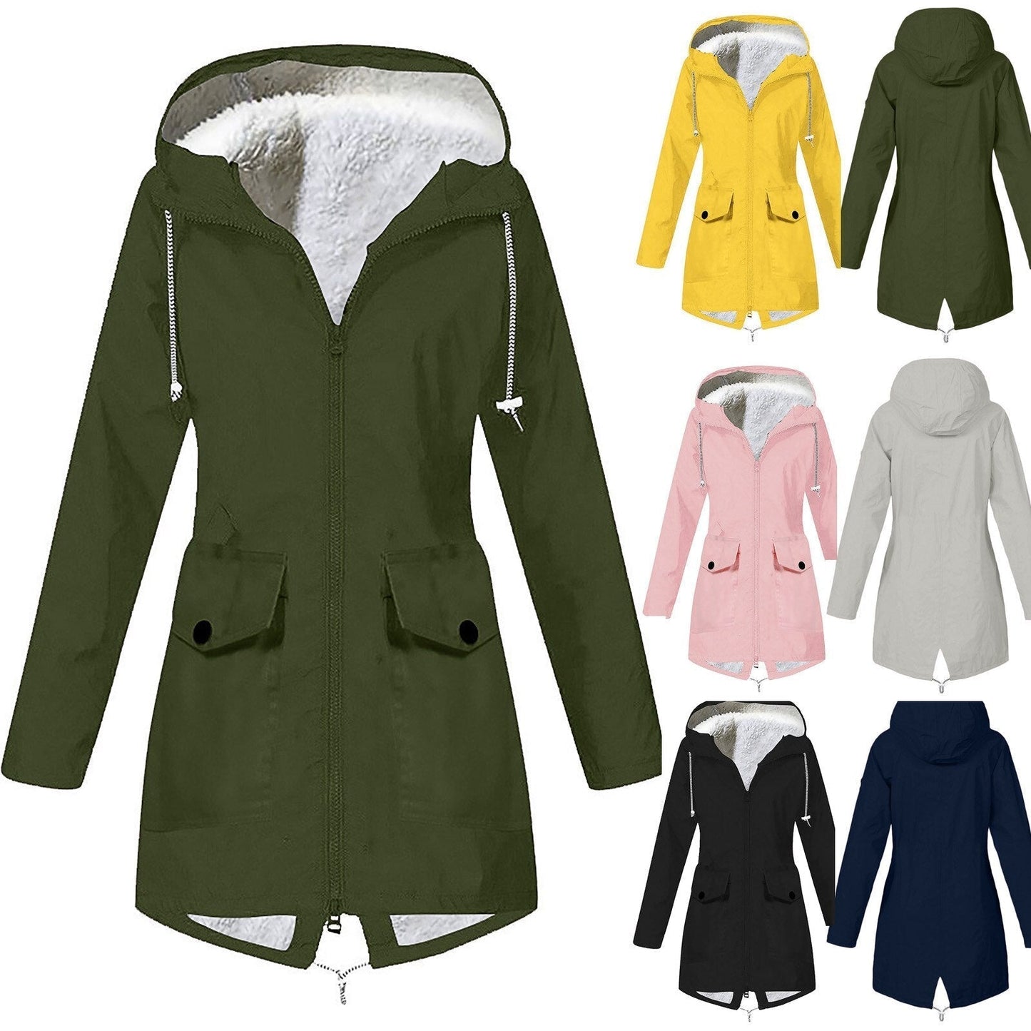 Angelina - Fleece-Regenjacke