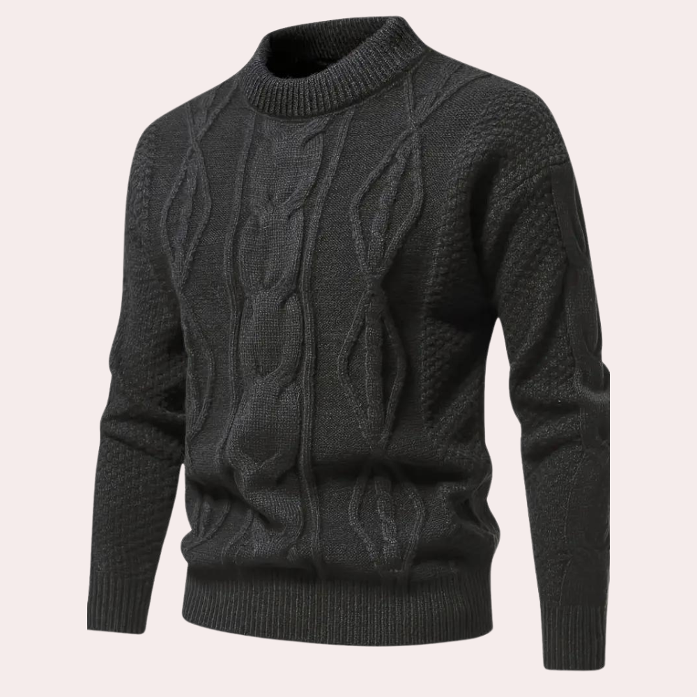 Warmer Herrenstrickpullover