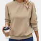 Texturiertes Damen-Sweatshirt