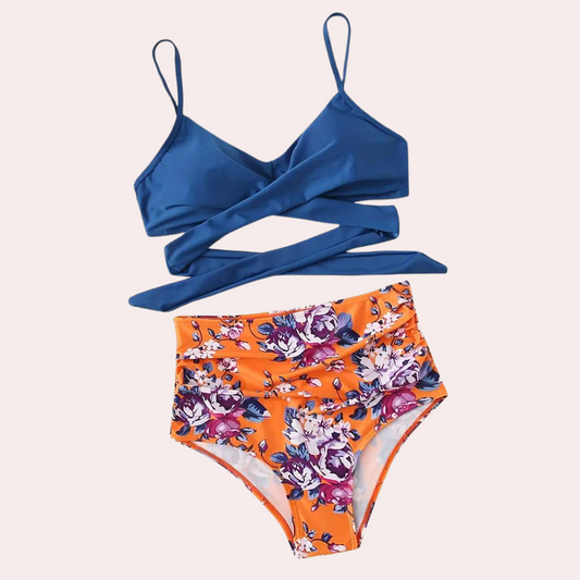 Geblümtes Bikini-Set für Damen