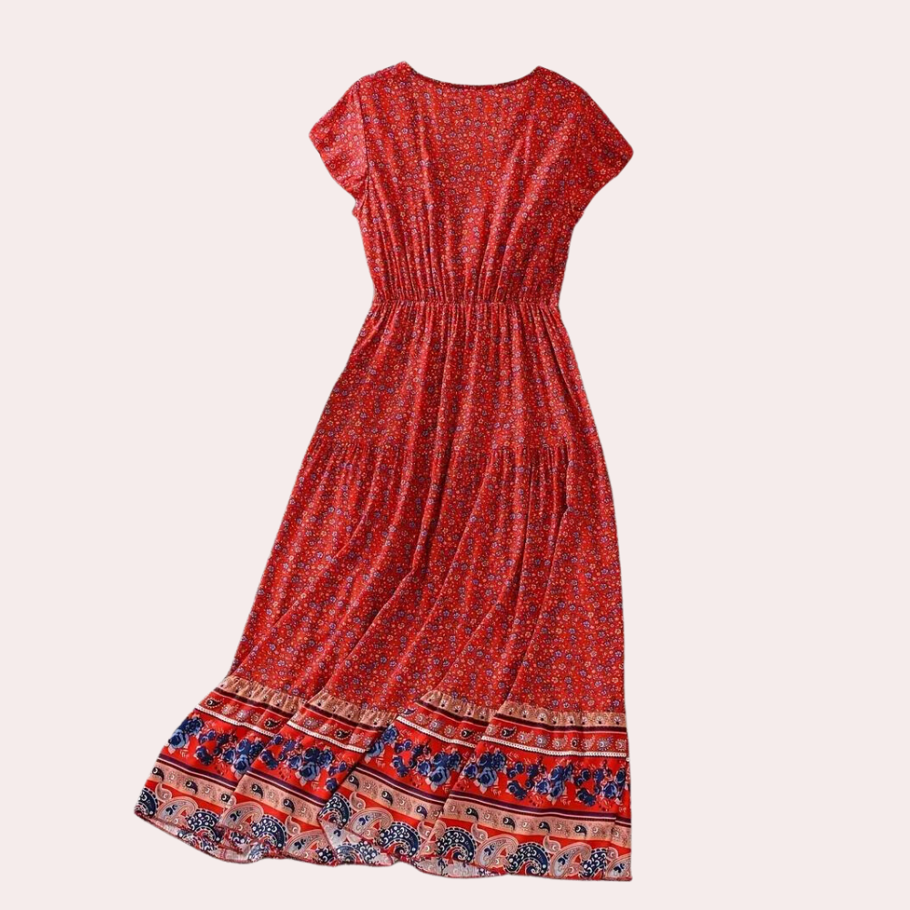 Geblümtes Boho Kleid für Damen