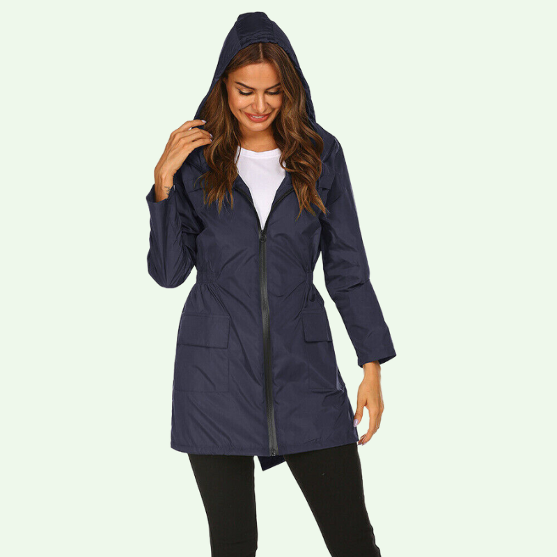 Cora Windbreaker Jacke | Damen Outdoorjacke mit Kapuze für den Herbst