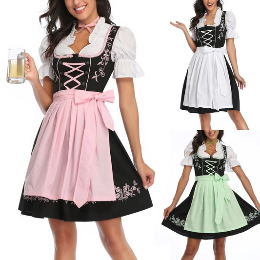 Aurora | Oktoberfest Kleid mit Fliege Schürze