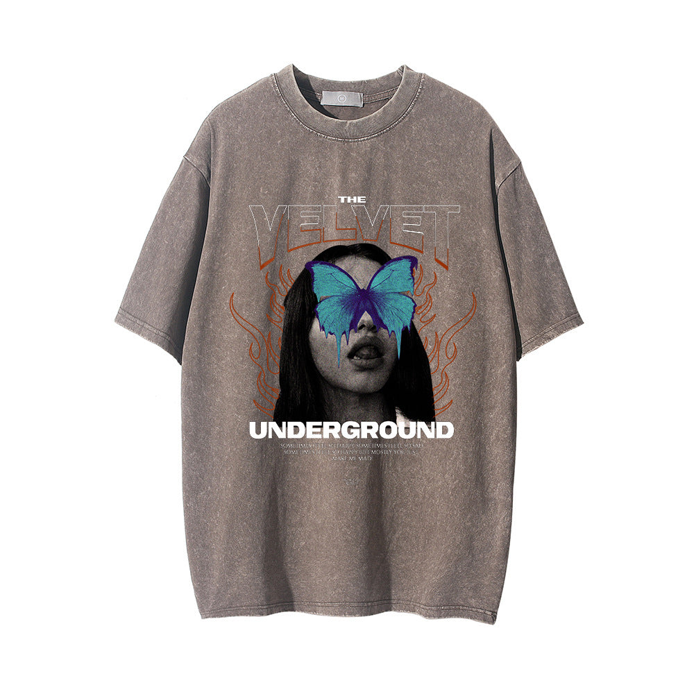 "Underground" - Oversize T-Shirt mit Print