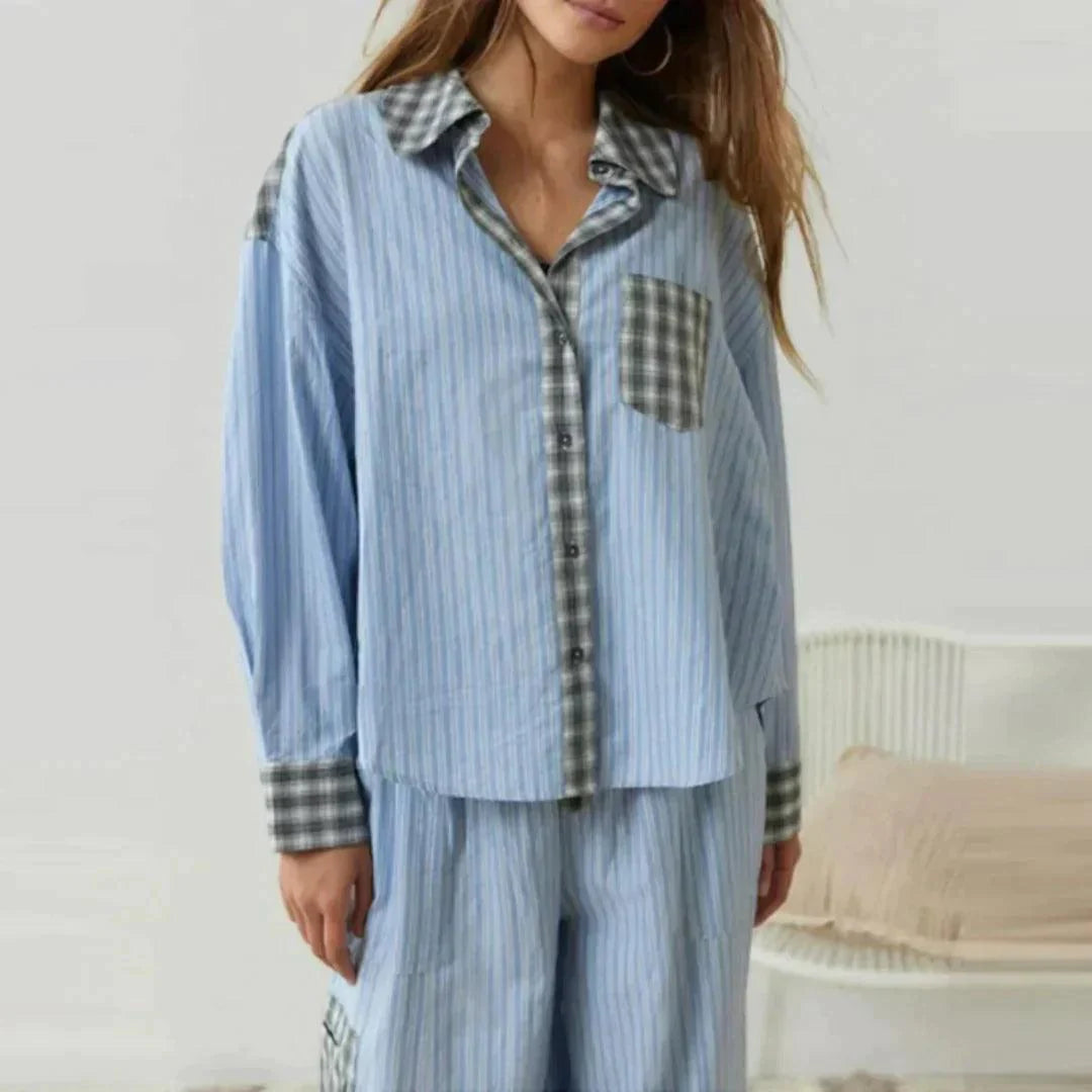 Callie™️ Karierter Pyjama für Frauen