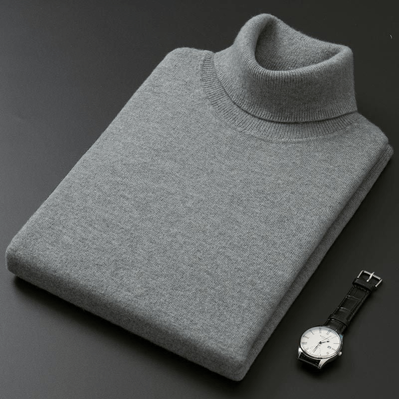 Velourcrest Rollkragen Pullover